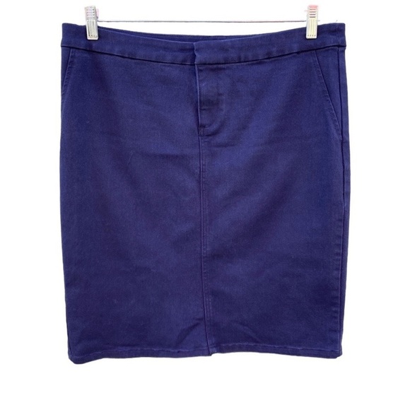 Kut from the Kloth Navy Blue Pencil Skirt Sz 12 - Picture 1 of 9